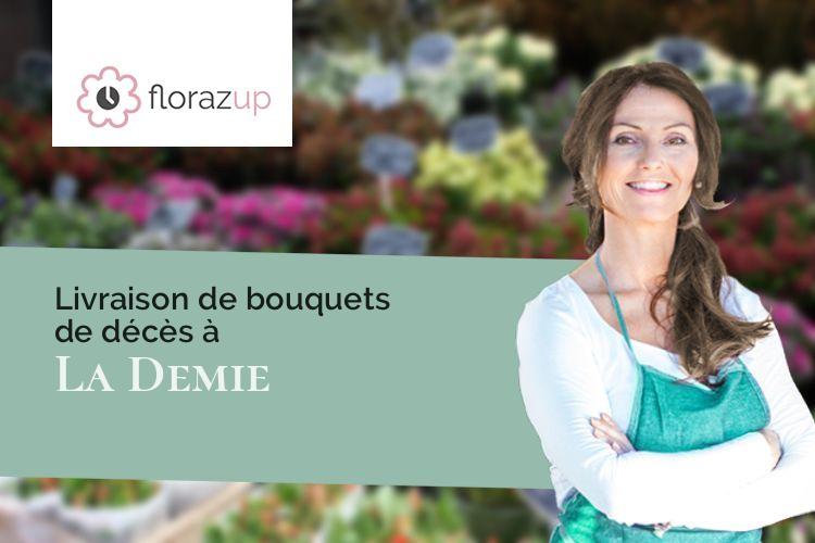 compositions florales pour des funérailles à La Demie (Haute-Saône/70000)