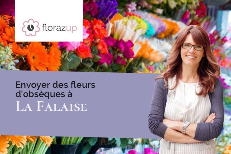 créations florales pour un deuil à La Falaise (Yvelines/78410)