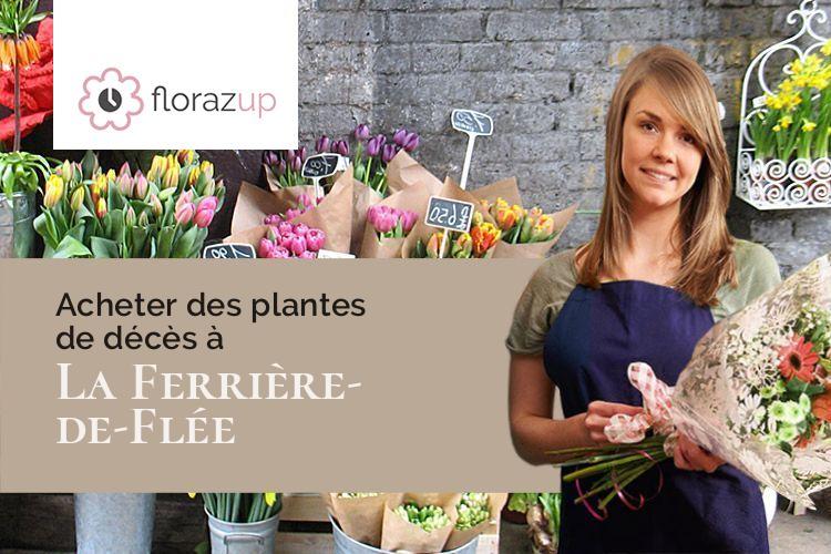 gerbes de fleurs pour un décès à La Ferrière-de-Flée (Maine-et-Loire/49500)