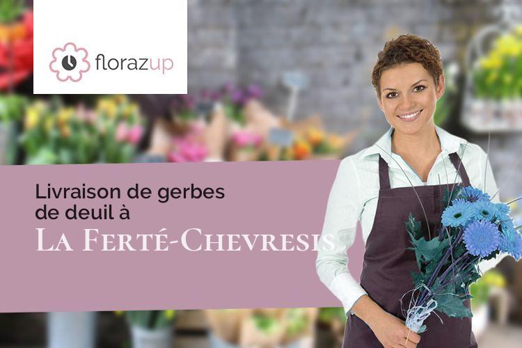 créations de fleurs pour un décès à La Ferté-Chevresis (Aisne/02270)