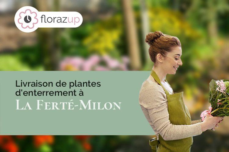 compositions florales pour des funérailles à La Ferté-Milon (Aisne/02460)