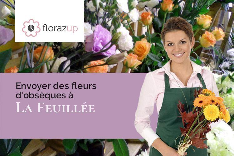 couronnes de fleurs pour un décès à La Feuillée (Finistère/29690)