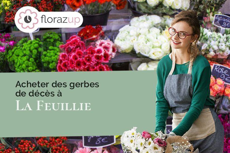 coeur de fleurs pour une crémation à La Feuillie (Seine-Maritime/76220)