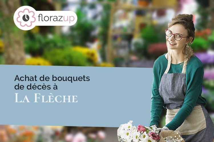 gerbes de fleurs pour un décès à La Flèche (Sarthe/72200)