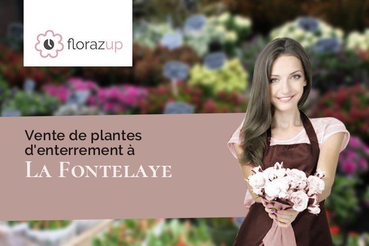 couronnes de fleurs pour des funérailles à La Fontelaye (Seine-Maritime/76890)