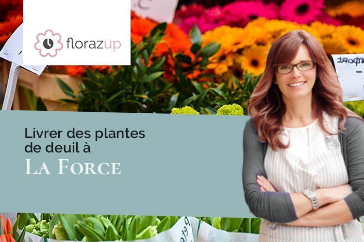 compositions de fleurs pour un deuil à La Force (Aude/11270)
