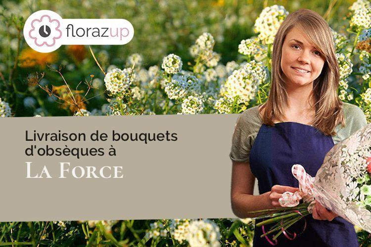 créations florales pour des obsèques à La Force (Dordogne/24130)