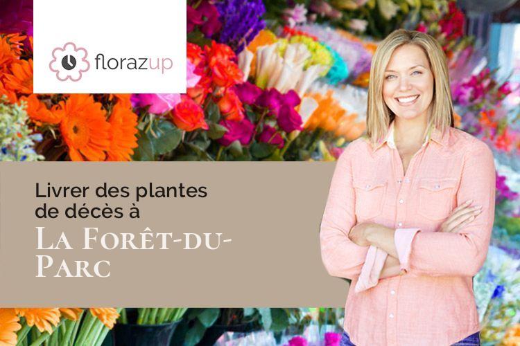 créations florales pour un enterrement à La Forêt-du-Parc (Eure/27220)