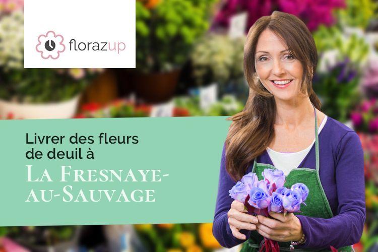 créations florales pour une crémation à La Fresnaye-au-Sauvage (Orne/61210)