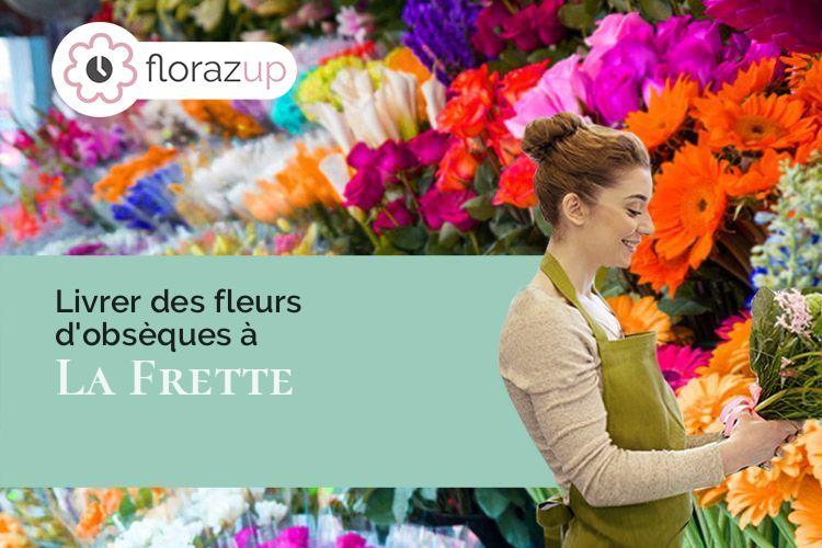 compositions de fleurs pour un enterrement à La Frette (Isère/38260)