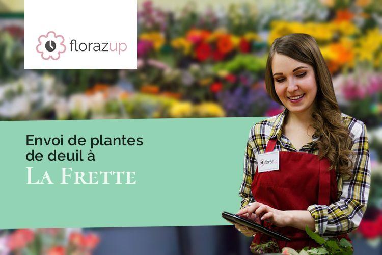 coeurs de fleurs pour un enterrement à La Frette (Saône-et-Loire/71440)