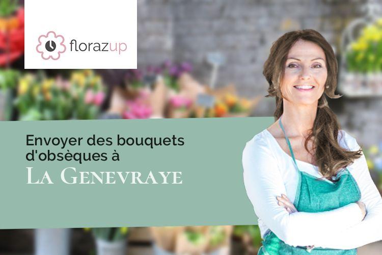 créations florales pour un enterrement à La Genevraye (Seine-et-Marne/77690)