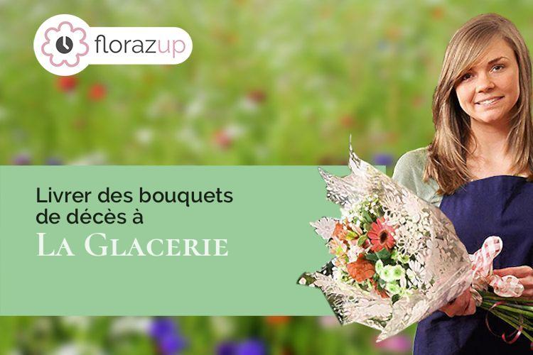 compositions de fleurs pour un décès à La Glacerie (Manche/50470)