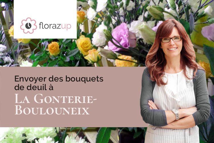 couronnes florales pour des funérailles à La Gonterie-Boulouneix (Dordogne/24310)