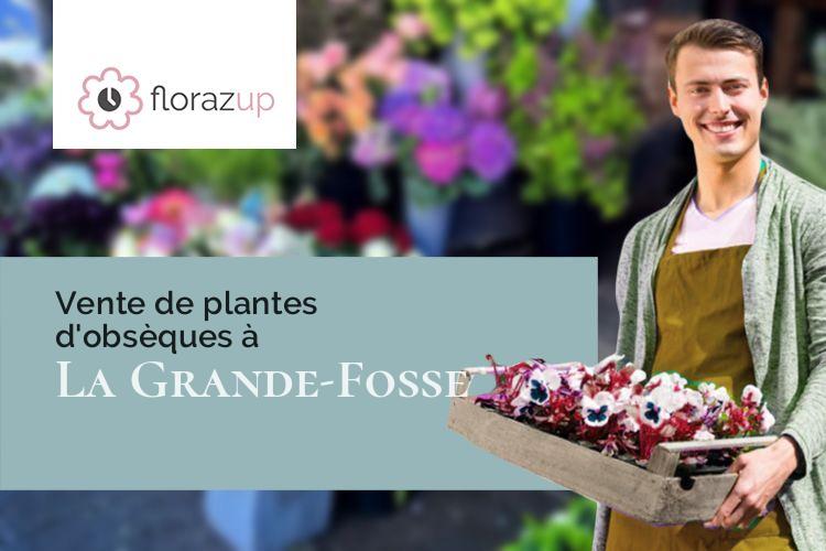compositions de fleurs pour des funérailles à La Grande-Fosse (Vosges/88490)