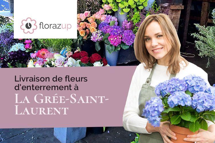 créations florales pour une crémation à La Grée-Saint-Laurent (Morbihan/56120)