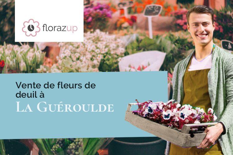 couronnes florales pour un enterrement à La Guéroulde (Eure/27160)