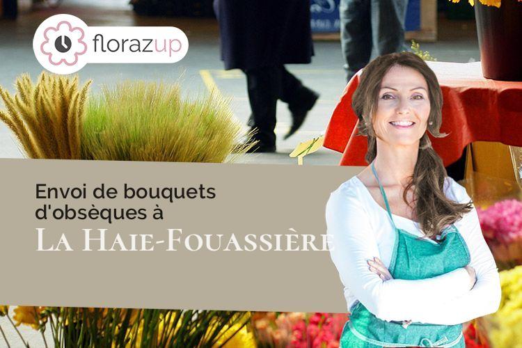créations de fleurs pour un décès à La Haie-Fouassière (Loire-Atlantique/44690)