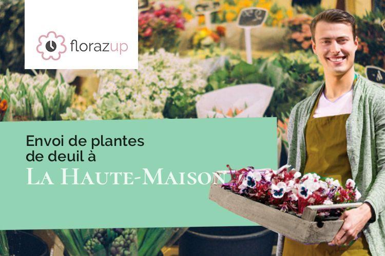 fleurs deuil pour une crémation à La Haute-Maison (Seine-et-Marne/77580)
