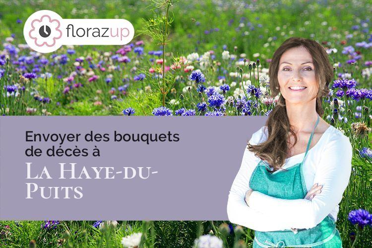 créations florales pour un enterrement à La Haye-du-Puits (Manche/50250)