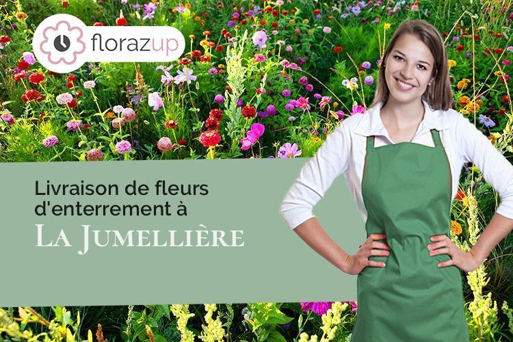 compositions florales pour des obsèques à La Jumellière (Maine-et-Loire/49120)