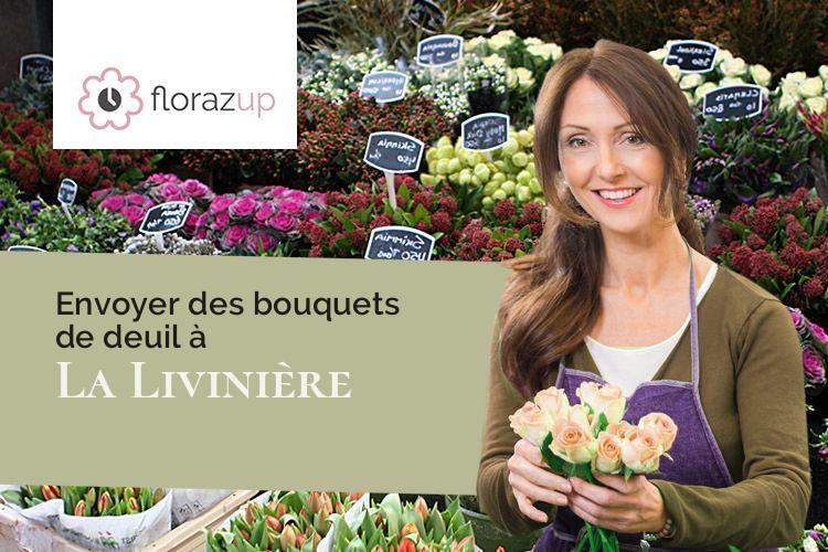 coeurs de fleurs pour des obsèques à La Livinière (Hérault/34210)