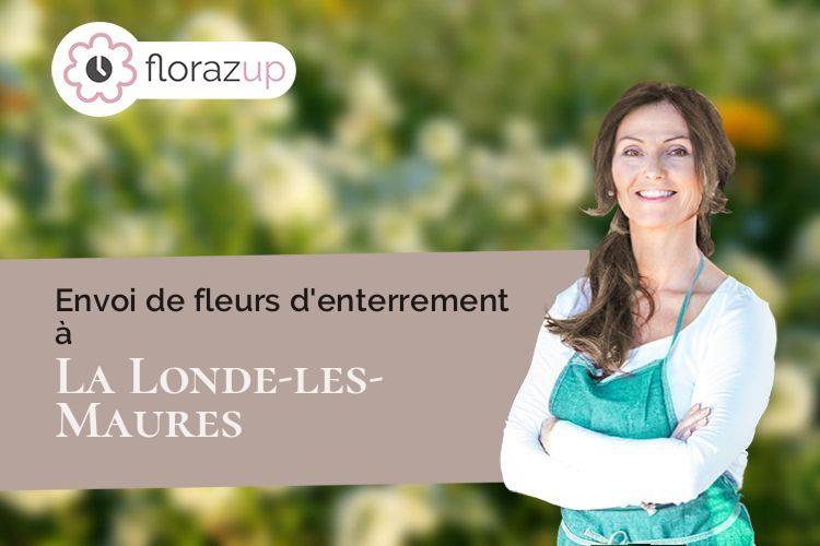 fleurs deuil pour une crémation à La Londe-les-Maures (Var/83250)