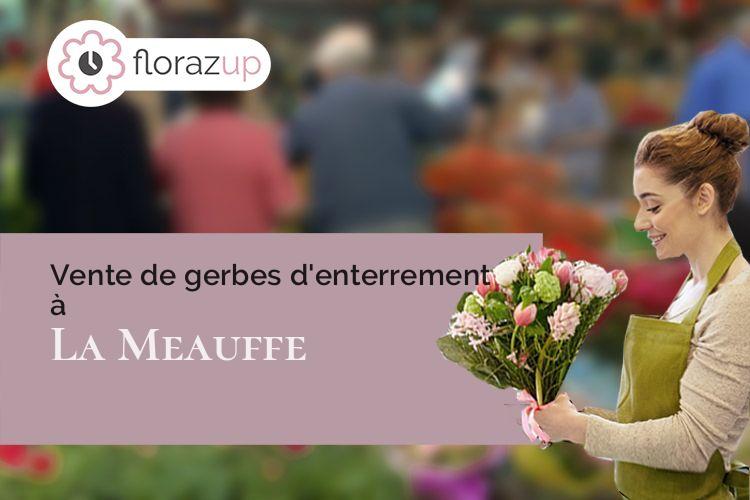 créations florales pour un enterrement à La Meauffe (Manche/50880)