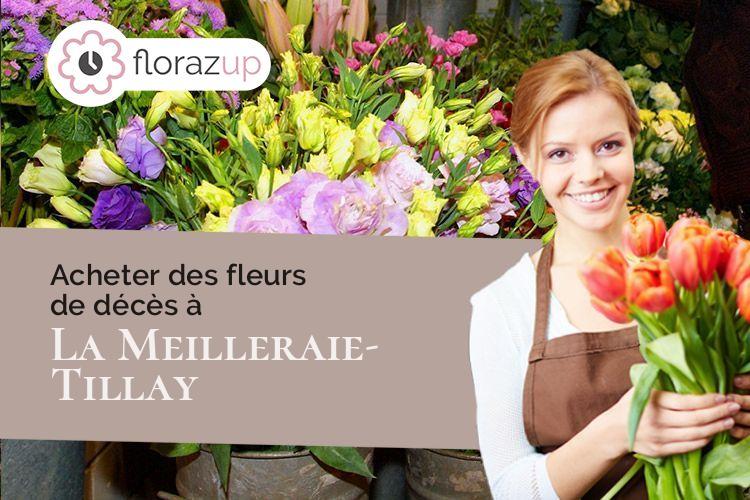 compositions de fleurs pour un décès à La Meilleraie-Tillay (Vendée/85700)