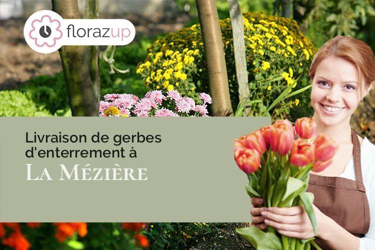 couronnes florales pour une crémation à La Mézière (Ille-et-Vilaine/35520)