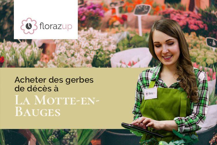 gerbes de fleurs pour un deuil à La Motte-en-Bauges (Savoie/73340)