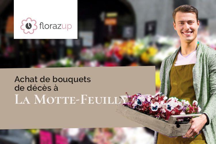 couronnes florales pour des funérailles à La Motte-Feuilly (Indre/36160)