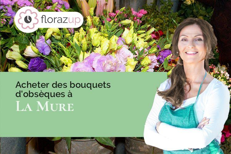 couronnes florales pour des obsèques à La Mure (Isère/38350)