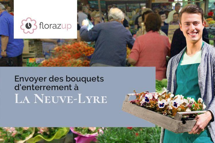 compositions florales pour un décès à La Neuve-Lyre (Eure/27330)