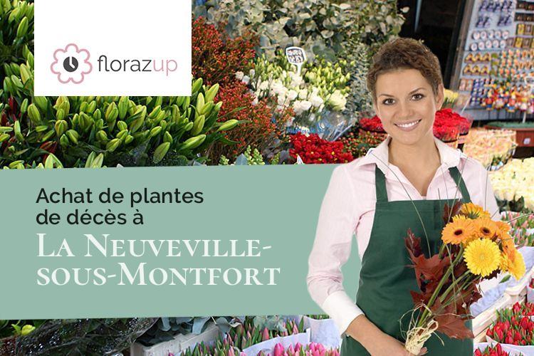 créations florales pour un deuil à La Neuveville-sous-Montfort (Vosges/88800)