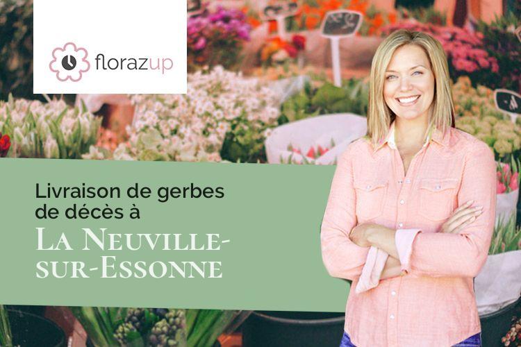 coupes de fleurs pour un enterrement à La Neuville-sur-Essonne (Loiret/45390)