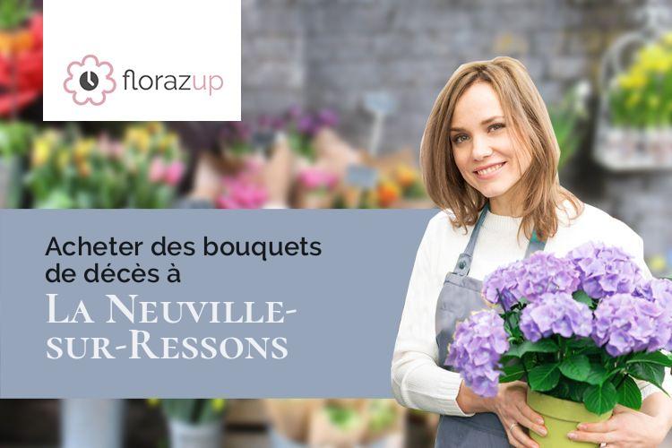 compositions de fleurs pour une crémation à La Neuville-sur-Ressons (Oise/60490)