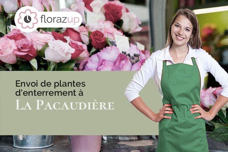 couronnes de fleurs pour un enterrement à La Pacaudière (Loire/42310)