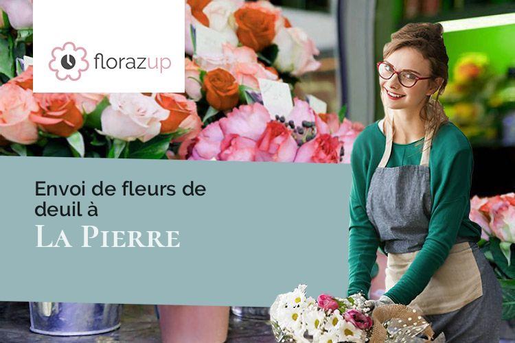 coupes de fleurs pour des obsèques à La Pierre (Isère/38570)