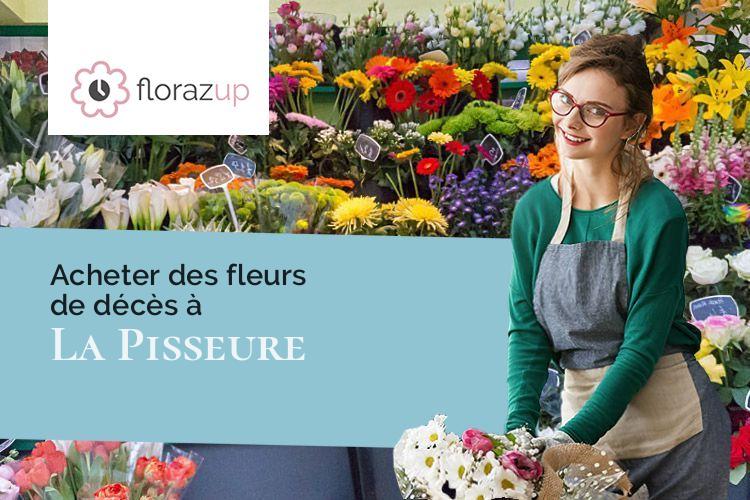 couronnes florales pour un deuil à La Pisseure (Haute-Saône/70800)