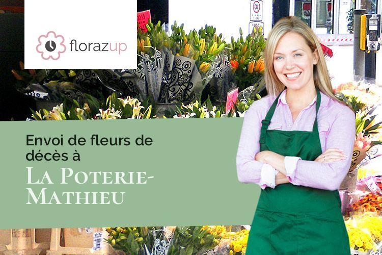 compositions florales pour une crémation à La Poterie-Mathieu (Eure/27560)