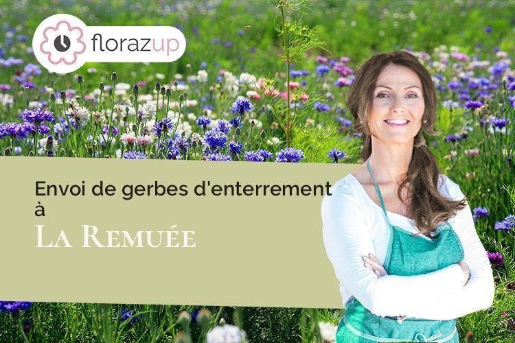 fleurs deuil pour des obsèques à La Remuée (Seine-Maritime/76430)