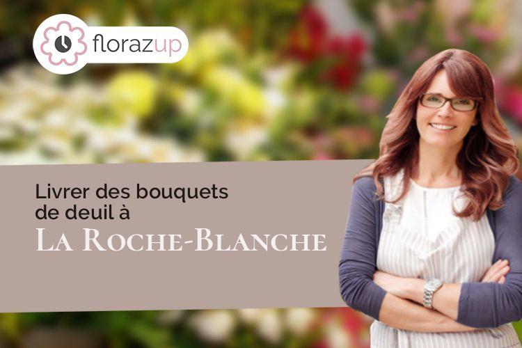 couronnes de fleurs pour un deuil à La Roche-Blanche (Loire-Atlantique/44522)