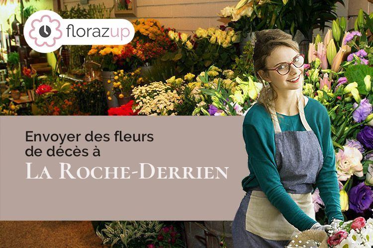 créations florales pour des funérailles à La Roche-Derrien (Côtes-d'Armor/22450)