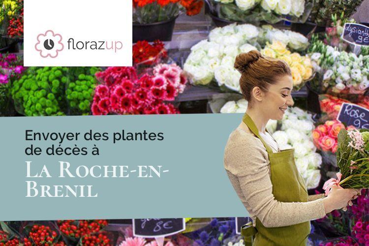 plantes pour un décès à La Roche-en-Brenil (Côte-d'Or/21530)