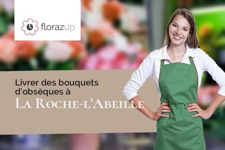 créations de fleurs pour des funérailles à La Roche-l'Abeille (Haute-Vienne/87800)