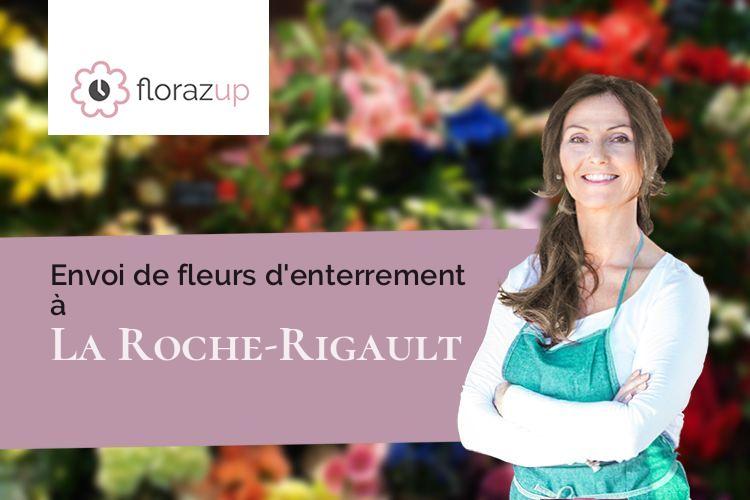 gerbes de fleurs pour un enterrement à La Roche-Rigault (Vienne/86200)