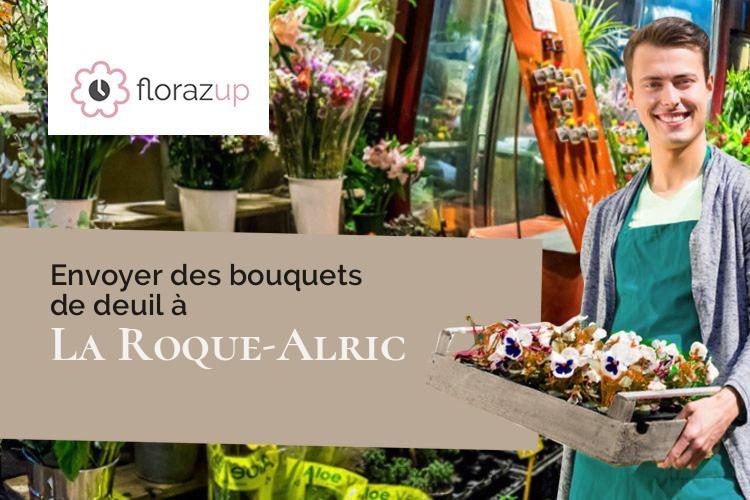 créations de fleurs pour des funérailles à La Roque-Alric (Vaucluse/84190)