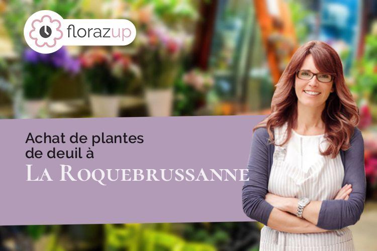 compositions florales pour des obsèques à La Roquebrussanne (Var/83136)