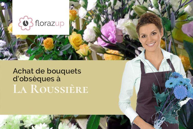 couronnes florales pour un enterrement à La Roussière (Eure/27270)